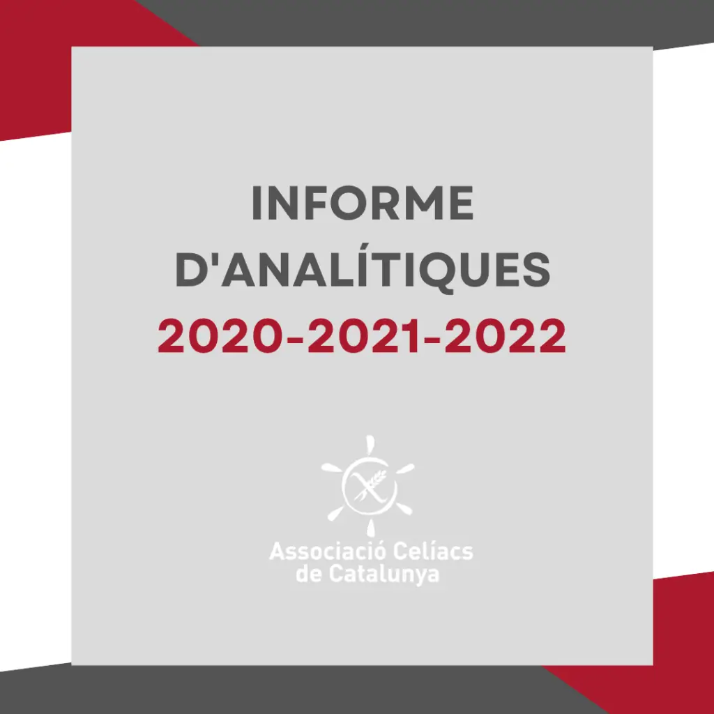 Informe d'analítiques 2020 - 2021 - 2022